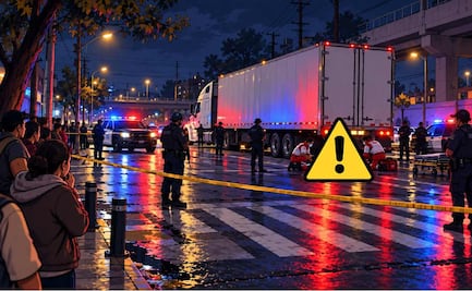 Tráiler atropella y mata a hombre con discapacidad en la Venustiano Carranza