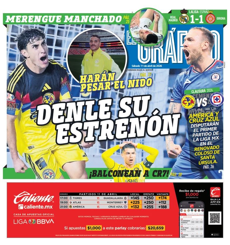 Imagen: Staff El Gráfico (Portada El Gráfico | Sábado 11 de abril de 2026)