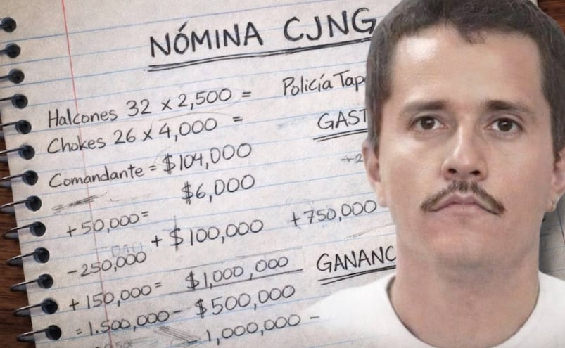 Filtran la narconómina del CJNG: Así eran las finanzas de "El Mencho" para sobornar a policías