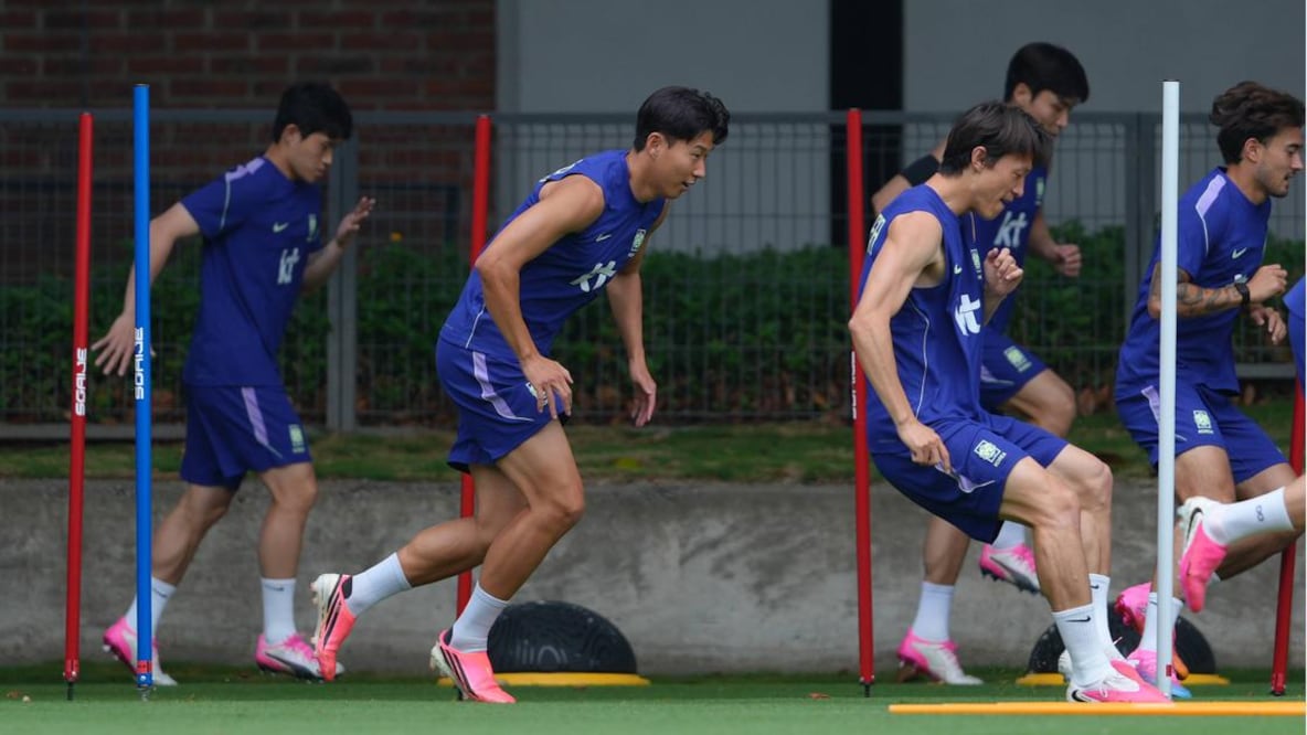 Entrenamiento Corea del Sur (Vía: X)