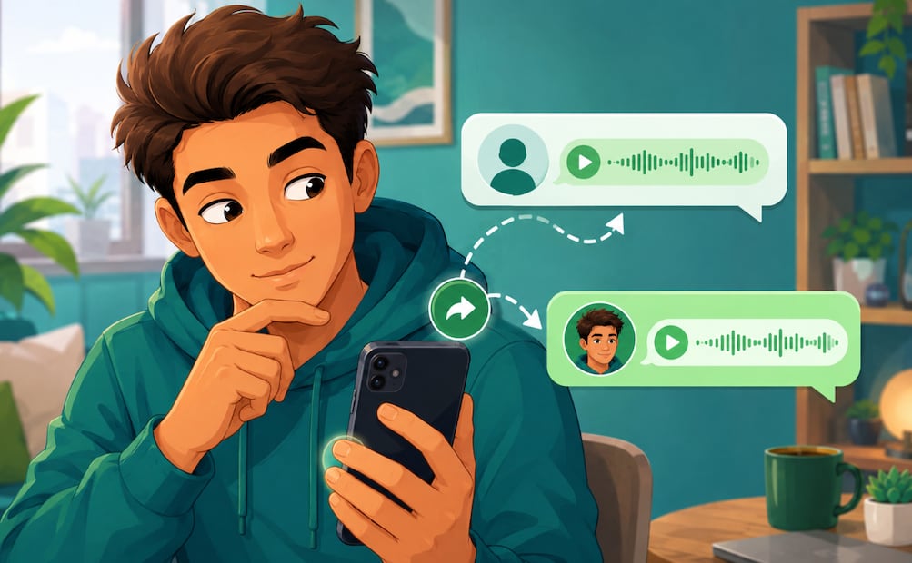 WhatsApp: El método de "Chat contigo mismo" para escuchar audios (Foto: Creada con IA)
