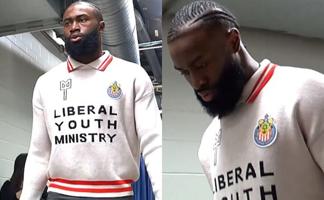 Estrella del Boston Celtics presume con orgullo su suéter de Chivas, en la NBA