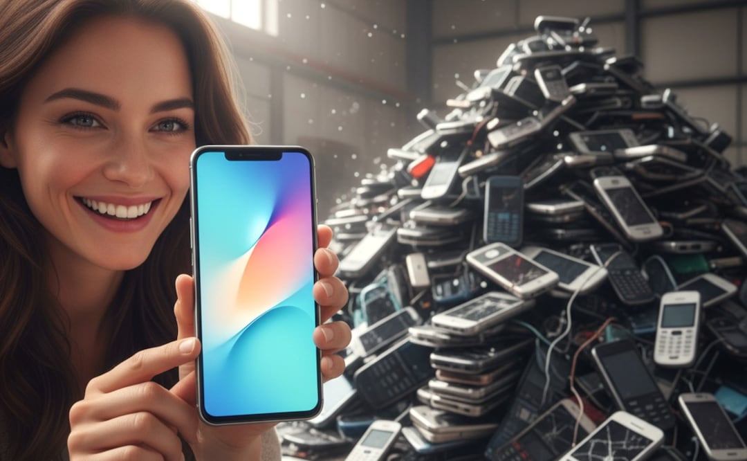 Imagen ilustrativa: IA (Tu celular o lavadora fallará pronto: Profeco explica la trampa de la obsolescencia programada)