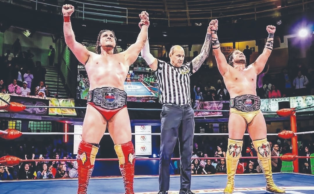 Ángel de Oro y Niebla Roja hacen historia con 25 defensas en el CMLL
Imagen: CMLL