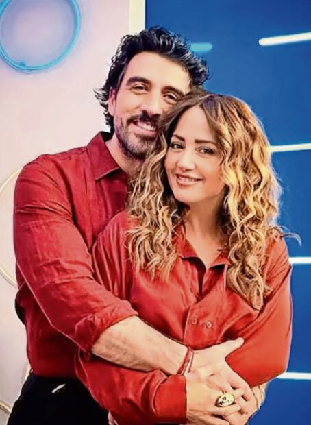 Andrea Legarreta y su novio (Foto: Redes sociales)