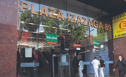 Reabre la plaza Izazaga 89 en CDMX; Pocos comercios operando