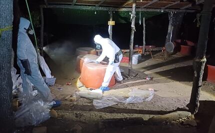 Aseguran megalaboratorio en Zacatecas; evitan que lleguen 698 millones 250 mil dosis a la calle