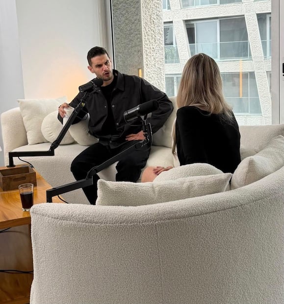Adrián Marcelo y Shanik Berman juntos (Vía: X)