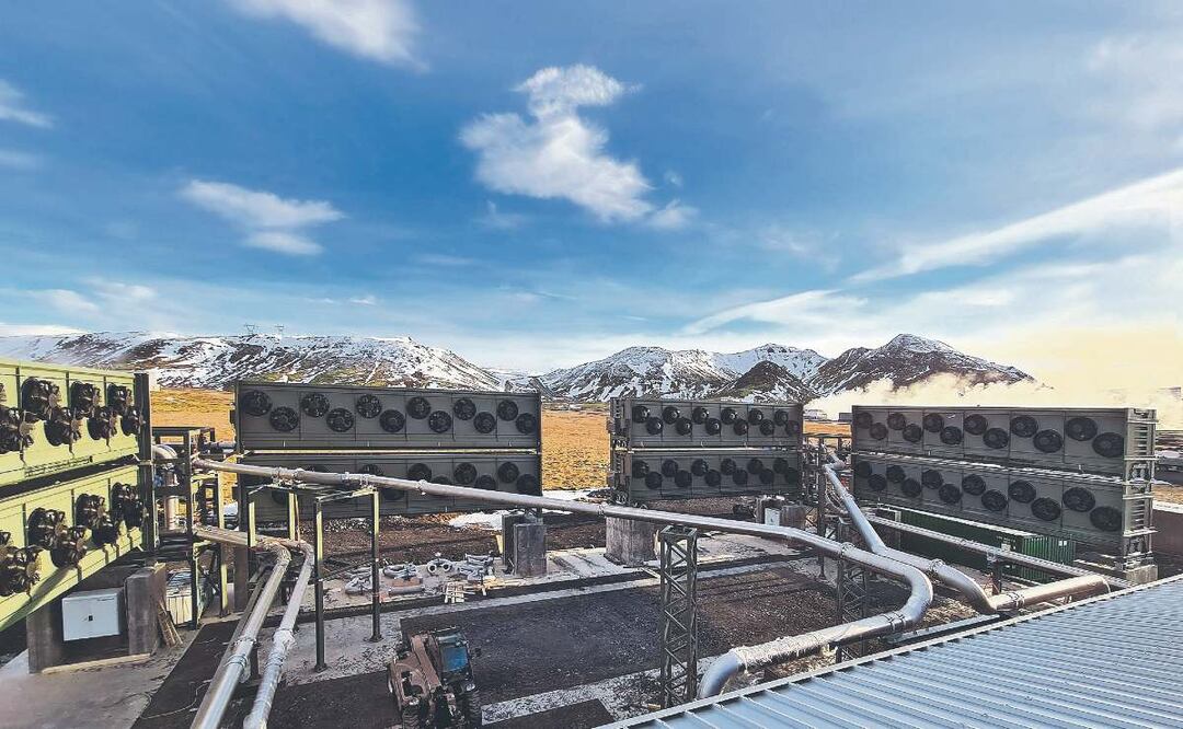 Crean aspiradora gigante en Islandia para limpiar el planeta del CO2