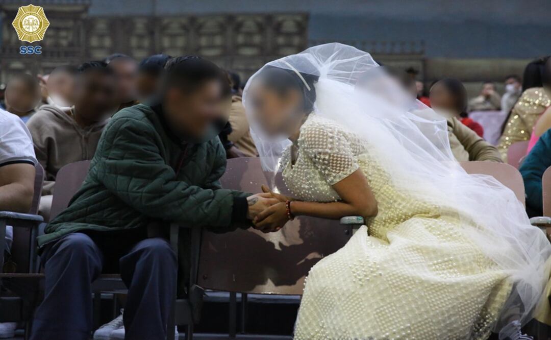 ¡Que vivan los novios! Se realizaron bodas en el Reclusorio Sur