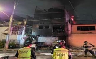 Muere mujer de 69 años atrapada en incendio dentro de su domicilio en Iztapalapa