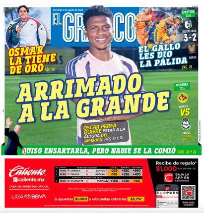Portada El Gráfico | Domingo 2 de agosto de 2026