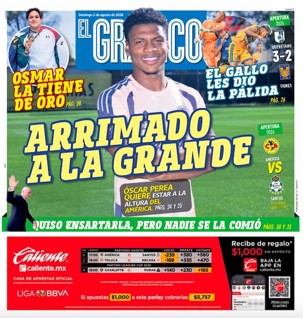 Portada El Gráfico | Domingo 2 de agosto de 2026