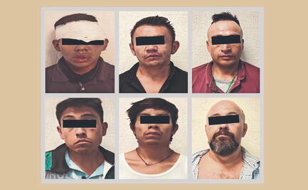 En Edomex detienen a 6 presuntos asaltantes señalados de quitarle la vida a su víctima