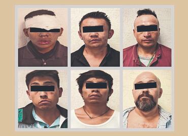 En Edomex detienen a 6 presuntos asaltantes señalados de quitarle la vida a su víctima