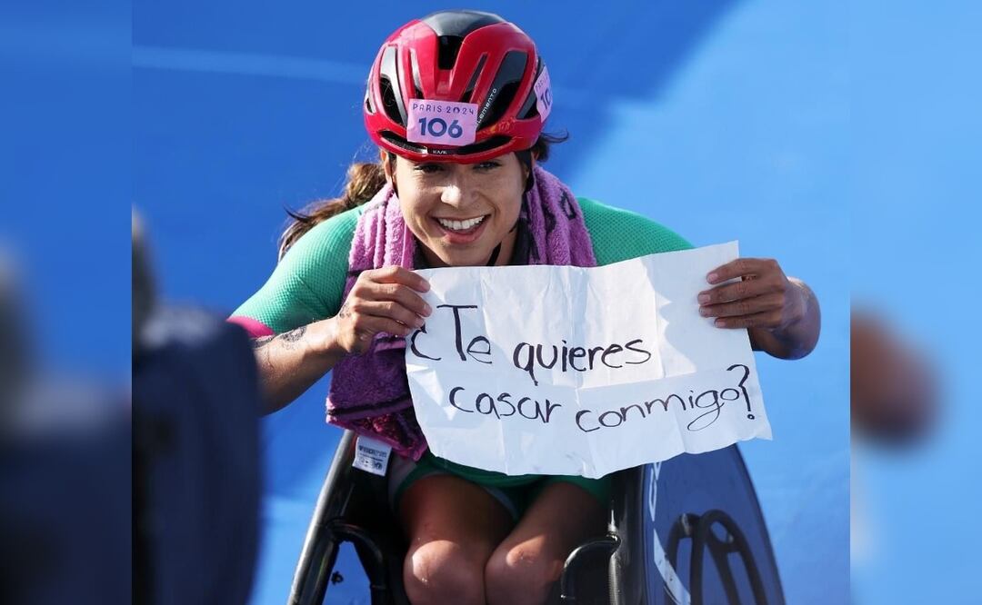 Mexicana no ganó medalla, pero su pareja la premió con el sí