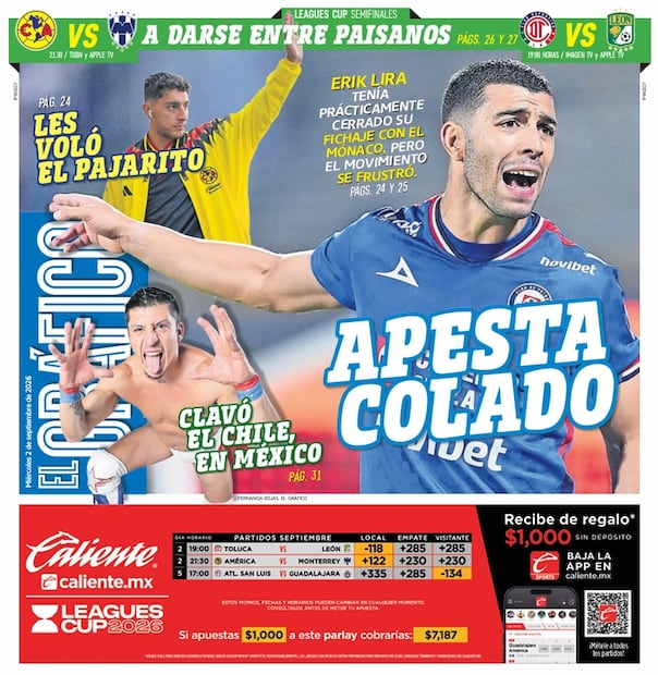 Portada El Gráfico | Miércoles 2 de septiembre de 2026