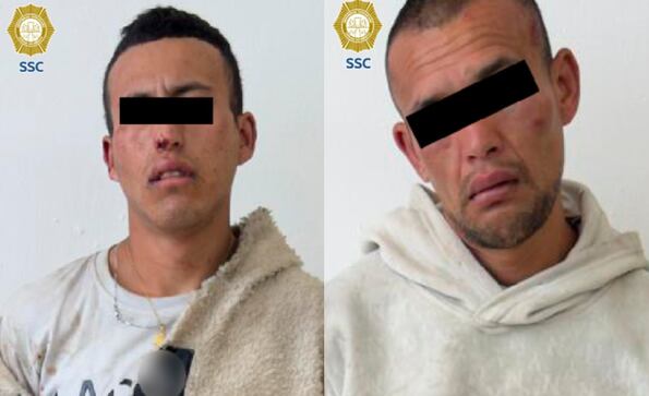 Le sacan machete a trabajador de la CFE en Tlalpan para atracarlo, los delincuentes fueron apañados