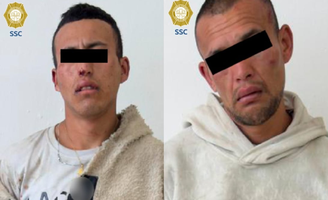 Le sacan machete a trabajador de la CFE en Tlalpan para atracarlo, los delincuentes fueron apañados (Foto: Especial)