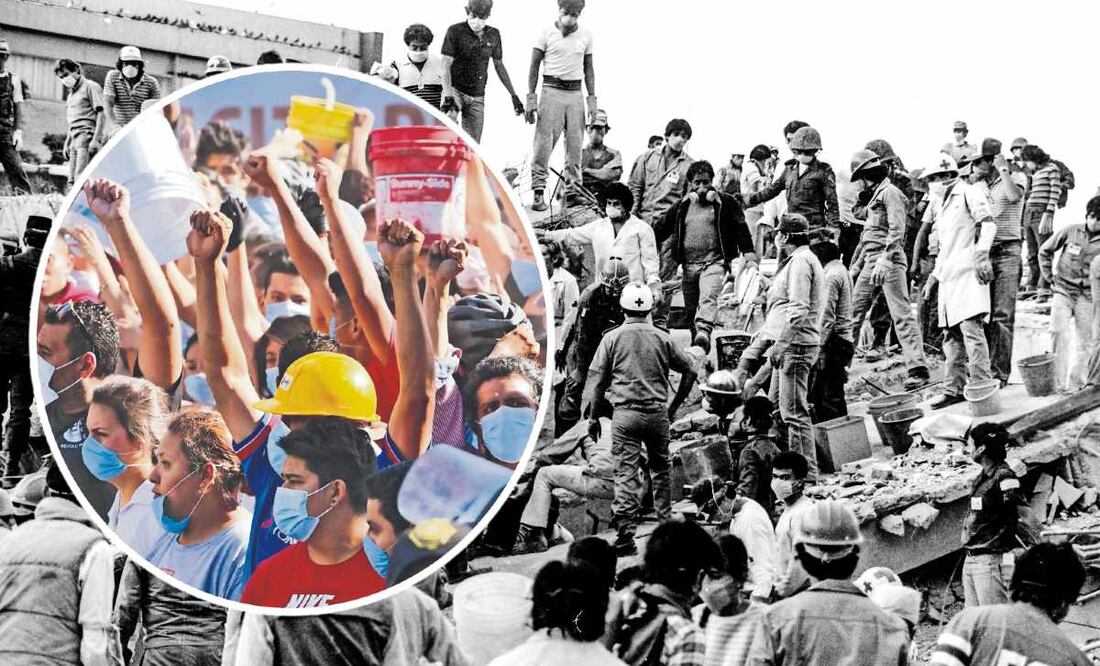 Foto: Archivo El Gráfico (Sismos de 1985 y 2017: Las lecciones que dejó el 19 de septiembre.)