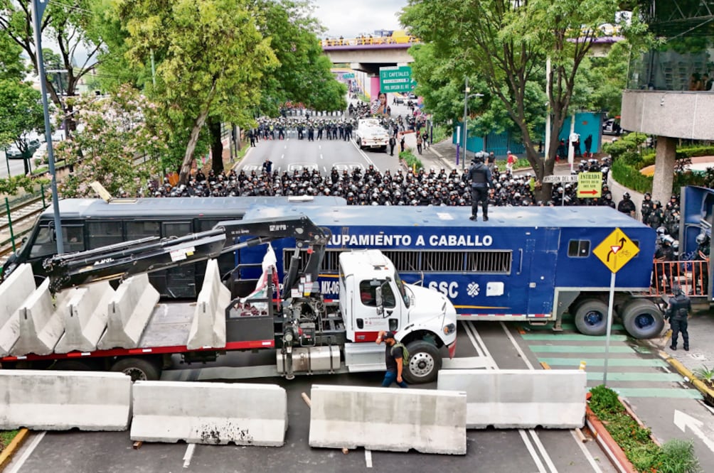 CNTE mantiene protesta contra Ley del ISSSTE previo al arranque del Mundial 2026 (Foto: Osmar Alvarado)
