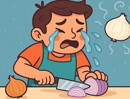 ¿Por qué lloramos cuando cortamos cebolla?