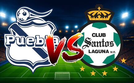 ¿A qué hora juega Puebla vs Santos y en qué canal lo pasan EN VIVO?