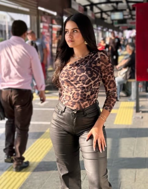 Kariana Colmenero, outfit animal print (Foto: Instagram)
