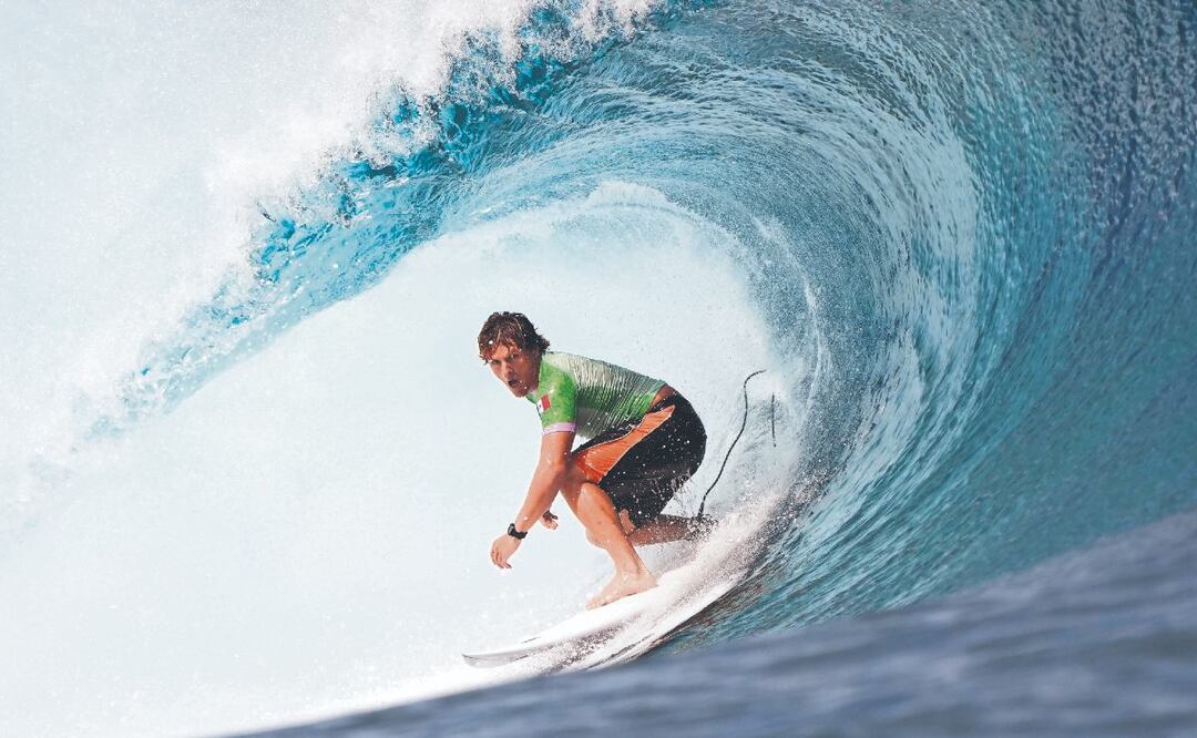 Debut del surfista mexicano, Alan Cleland, en los Juegos Olímpicos de París 2024