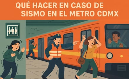 ¿Qué hago si estoy en el Metro CDMX y empieza a temblar?