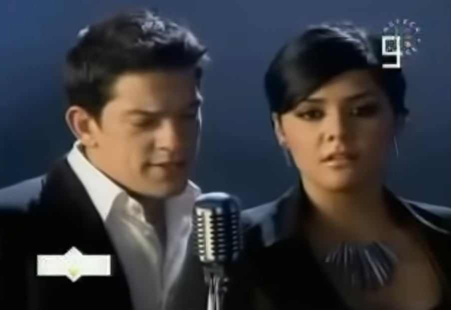 Yahir y Yuridia en el videoclip de "Amiga" (Foto: Captura de video)