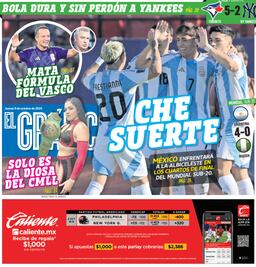 Portada El Gráfico | Jueves 9 de octubre 2025