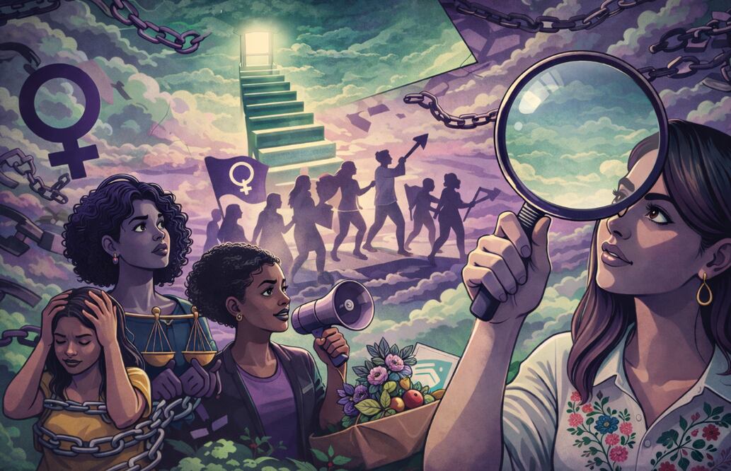 El ABC del feminismo: Guía rápida para entender los conceptos clave este 8M (Foto: Creada con IA)