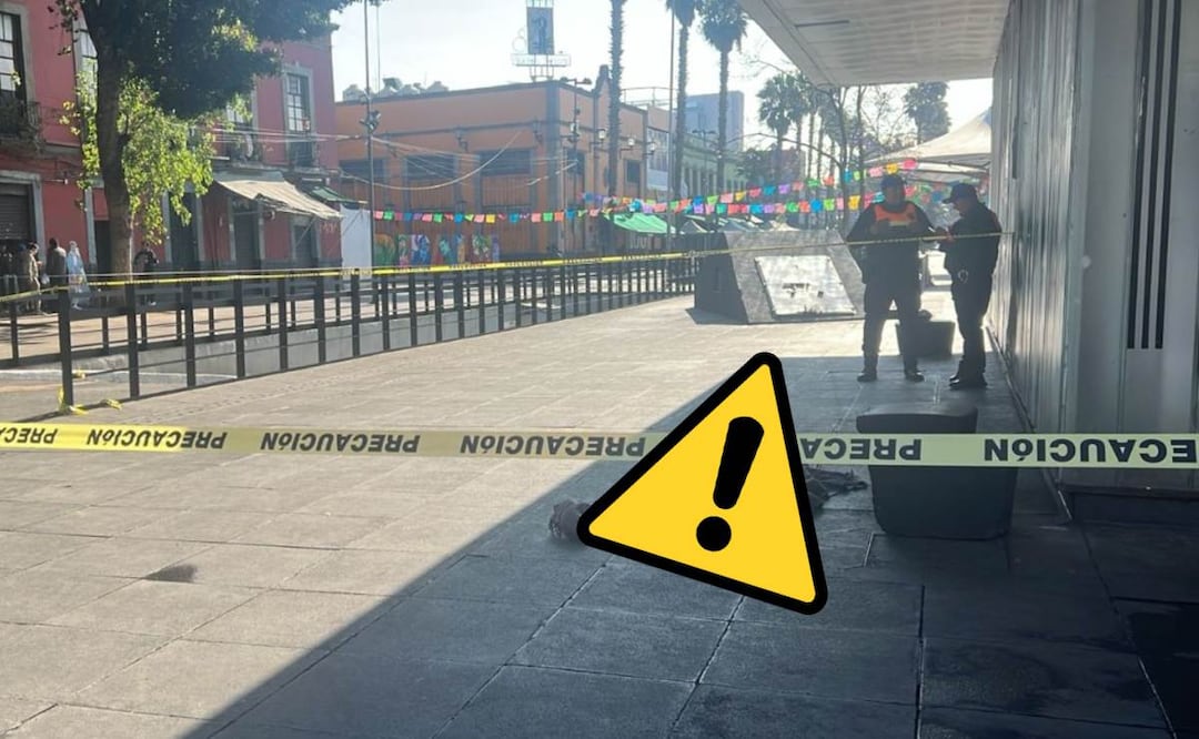 Muerto en Plaza Garibaldi. Foto: (Osmar Alvarado. El Gráfico)