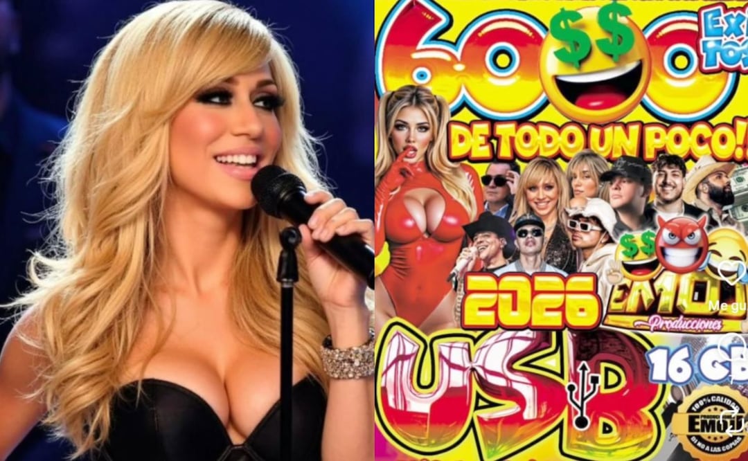 Cantante Noelia presume aparecer en recopilado "pirata", hecho en Tepito (Foto: Instagram)