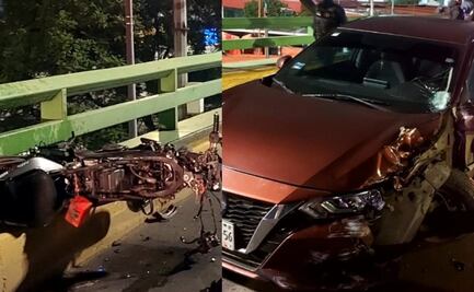 La flaca separa a pareja biker tras chocar en Tepalcates ¿Cómo fue el trágico accidente?