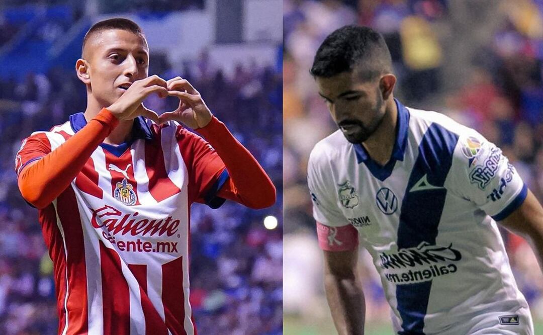 Guadalajara se impone como visitante en Puebla, con goles de Alvarado y Cisneros