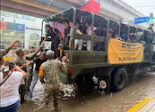Huracán Simón categoría 1 inunda Acapulco, reportan autos bajo el agua y deslaves