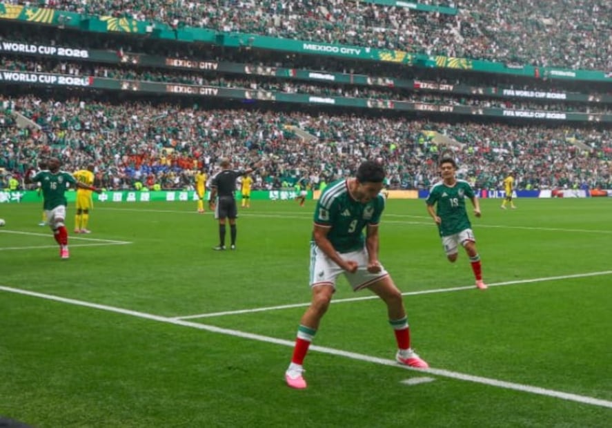 México rompe la maldición: vence 2-0 a Sudáfrica en el partido inaugural del Mundial 2026. Foto: (Diego Simón)