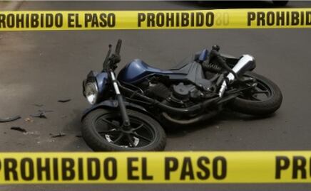 Accidente en Ixtlahuaca: Motociclista derrapa y muere ¿Le valió el casco?