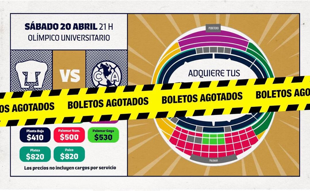 ¡Habrá casa llena! Ya no hay boletos para el Clásico Capitalino