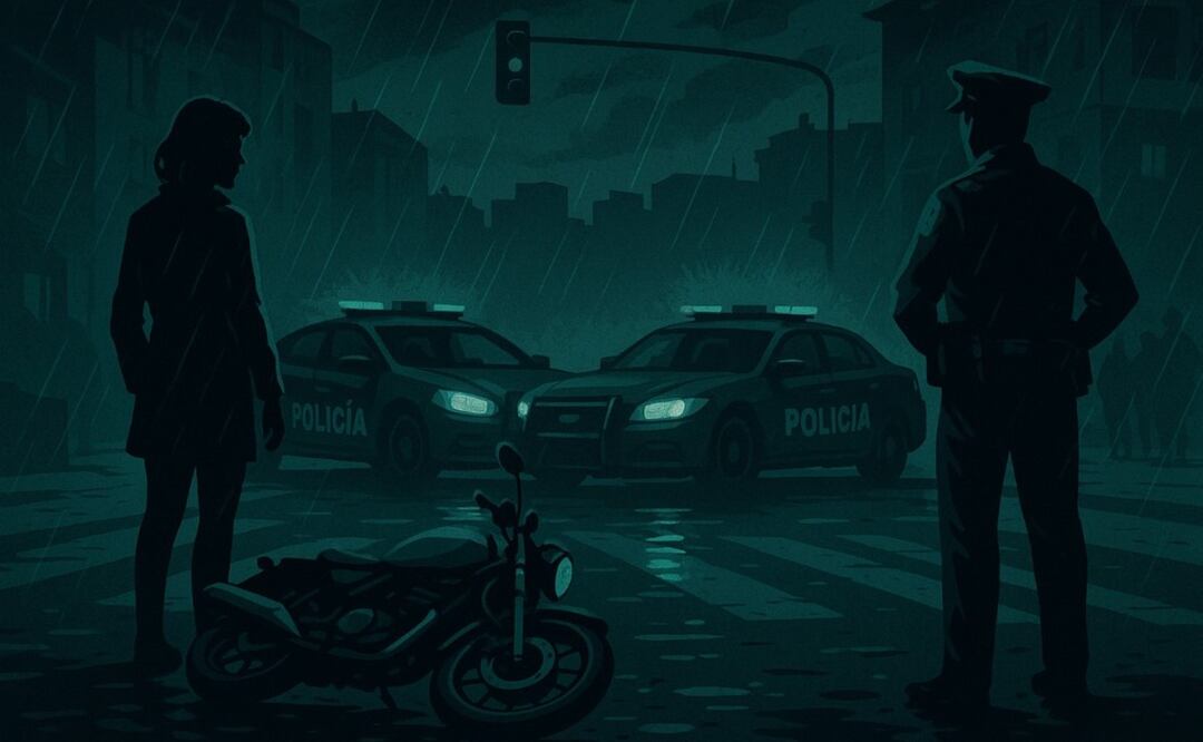 Chavito en moto muere trágicamente al salir volando tras impactarse con un auto en la Álvaro Obregón. Foto: (IA)