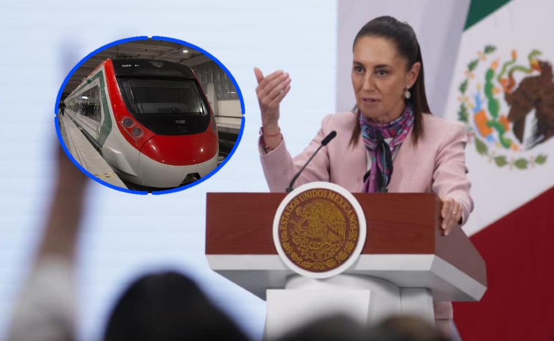 ¿Te perdiste La Mañanera? Tren Suburbano estrena nombre, Sheinbaum lo convierte en Felipe Ángeles (Foto: Cuartoscuro y Carlos Mejía)