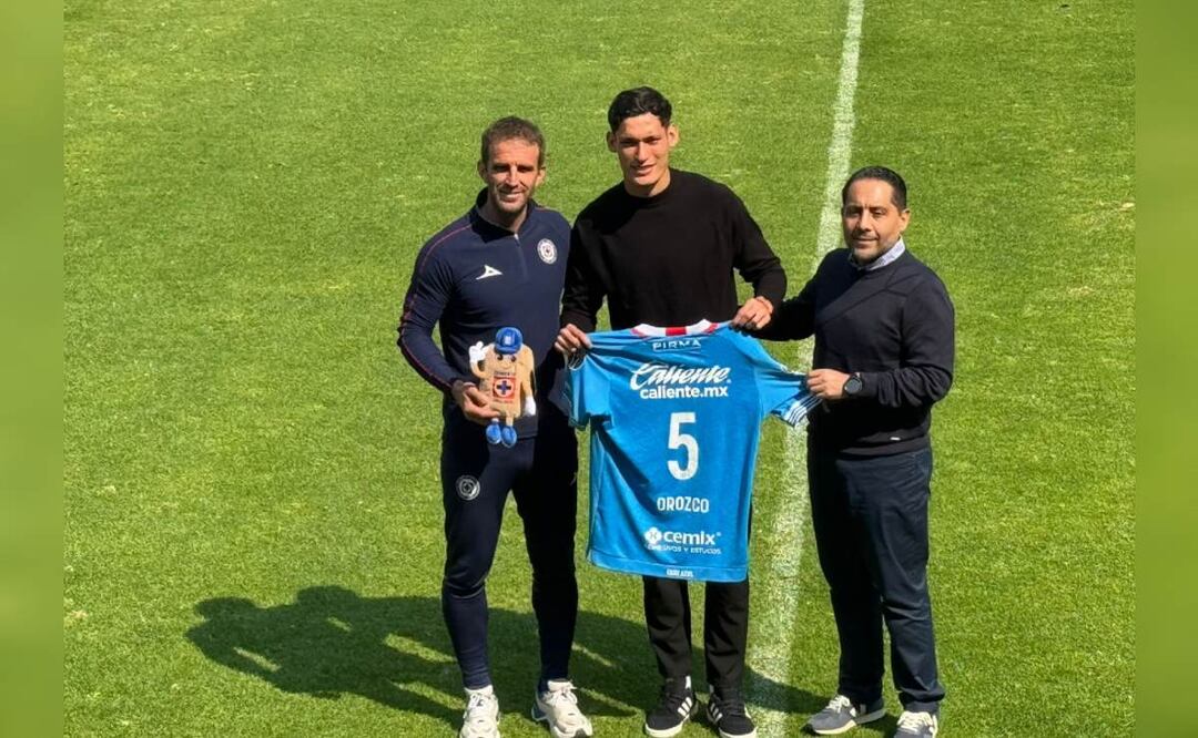 Cruz Azul presenta a Jesús Orozco Chiquet, esto dijo el jugador