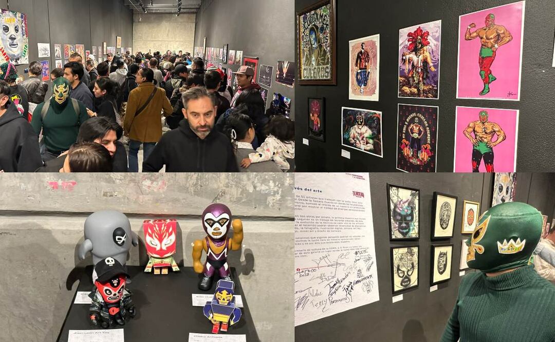 ¿Te laten los guamazos y el arte? Esta expo de lucha libre es para ti
