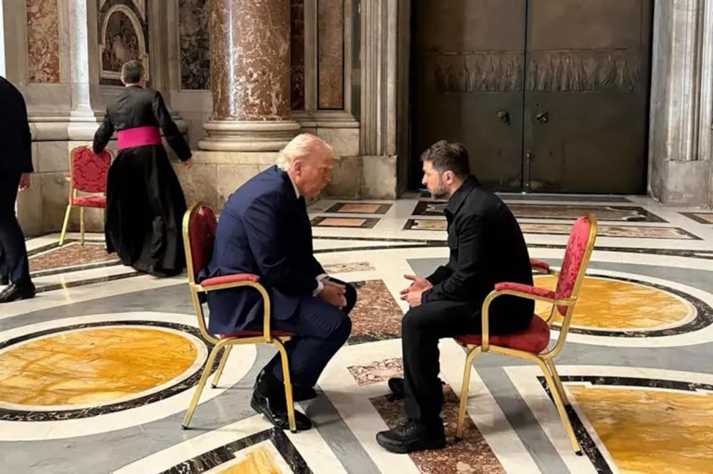 Foto: Especiales (Funeral del Papa: Trump y Zelensky aprovechan momento para hablar de la guerra entre Ucrania y Rusia)