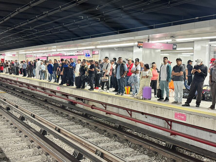 Línea 5 del Metro CDMX. Foto: (Abril Franco. El Gráfico)