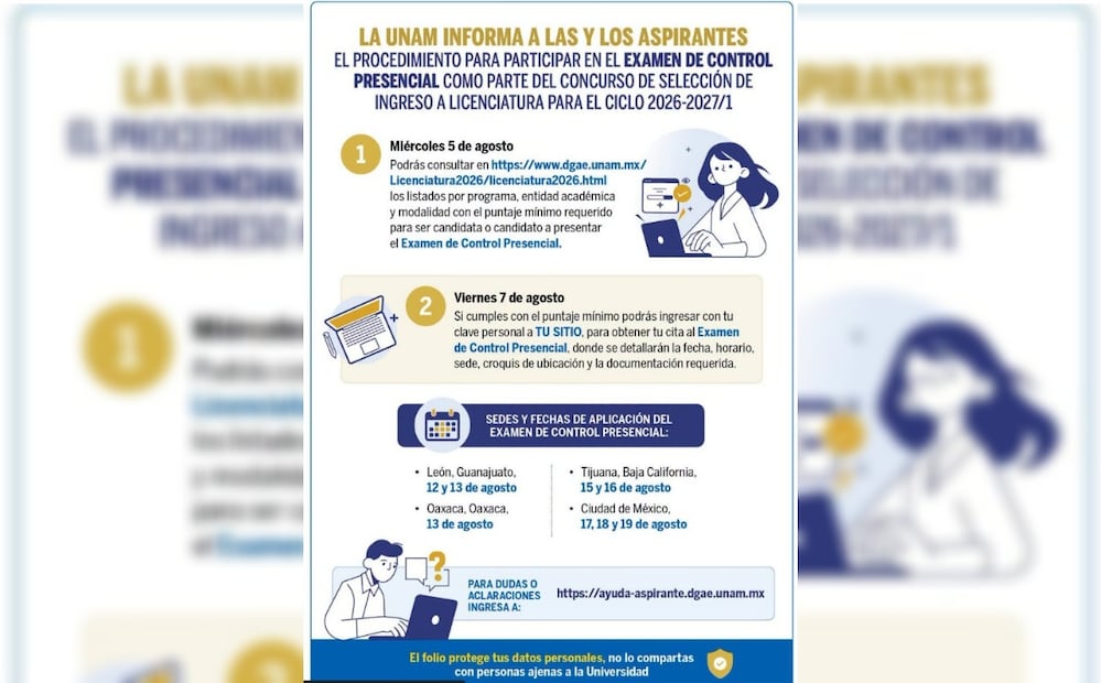 Publica UNAM detalles de nuevo examen de admisión a licenciatura. ¿Cuándo y dónde te toca, aquí te decimos?. Foto: UNAM