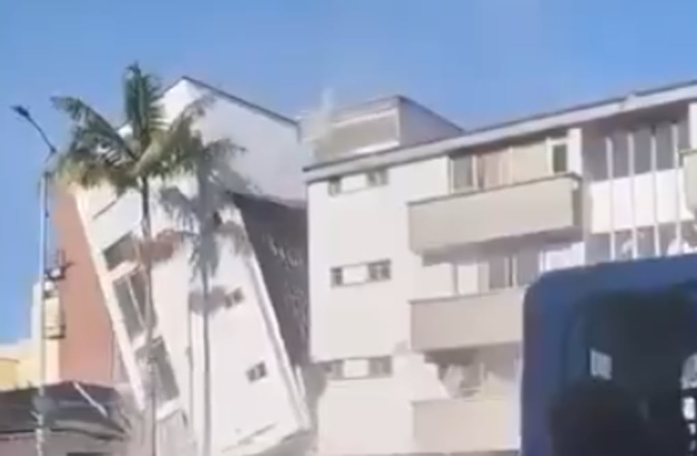 Sismo de 7,4 golpea Colombia: VIDEOS captan derrumbes, evacuaciones y momentos de pánico (Foto: Captura de video)