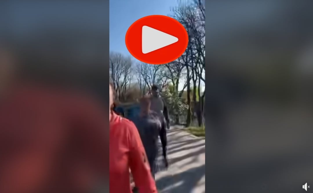 Señora que bailaba zumba agrede violentamente a skater, ambos querían hacer ejercicio